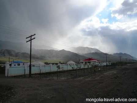 ulgii west mongolia storm